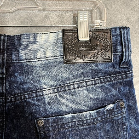 Southpole Authentic Collection Distressed Denim Jean Shorts Mens‎ Size 30 Waist - Picture 8 of 14